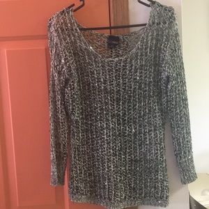 Day Trip knit sparkly sweater
